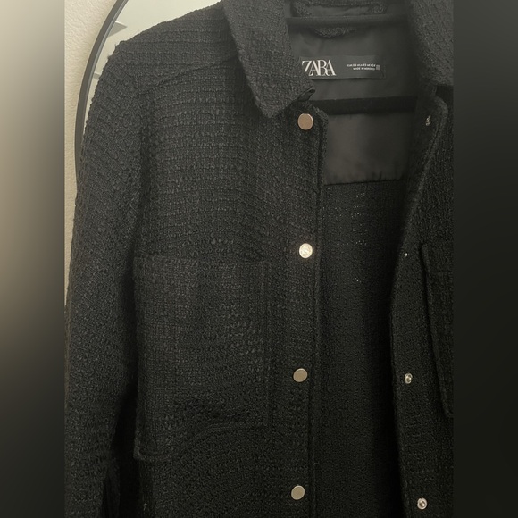 Zara Textured Weave Overshirt - Picture 5 of 8